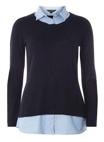 Dorothy Perkins Navy Denim Shirt