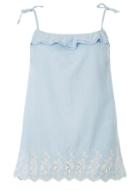 Dorothy Perkins *tall Chambray Broderie Camisole Top