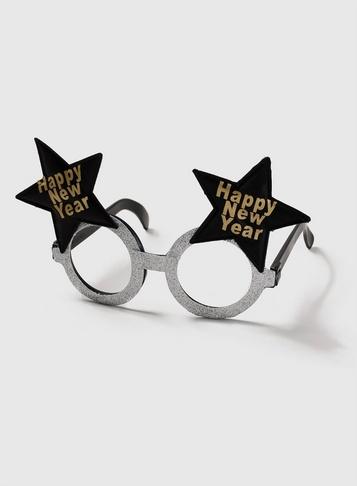 Dorothy Perkins Silver Look Happy New Year Glasses