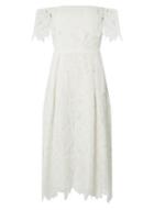 Dorothy Perkins *luxe White Lace Midi Dress