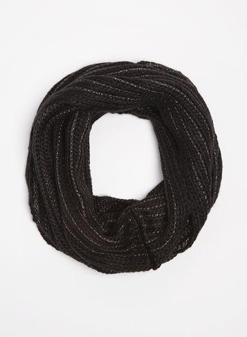 Dorothy Perkins Black Ribbed Snood