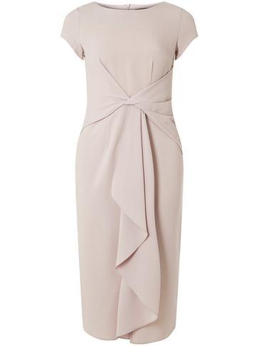 Dorothy Perkins *luxe Grey Crepe Shift Dress