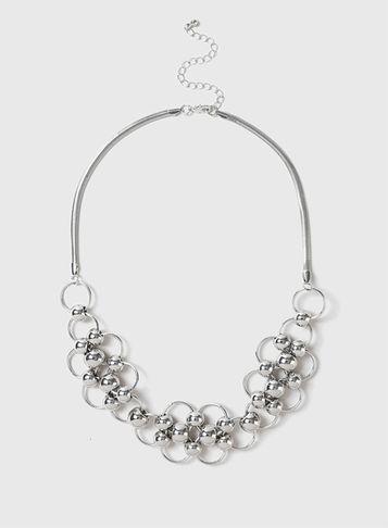 Dorothy Perkins Ball And Link Collar Necklace