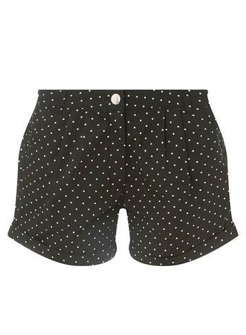 Dorothy Perkins Black Polka-dot Print Shorts