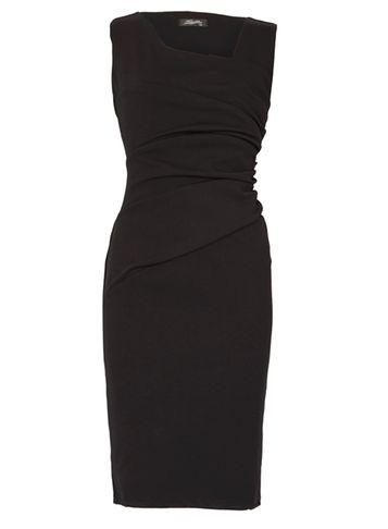Dorothy Perkins *feverfish Black Asymmetric Bodycon Dress
