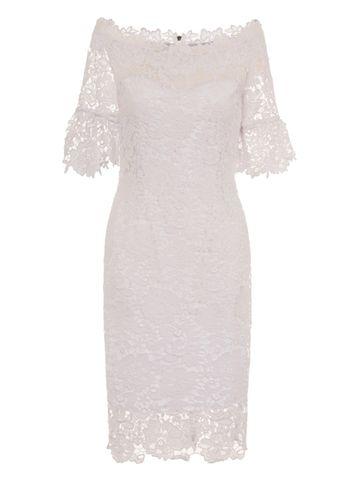 Dorothy Perkins *paper Dolls White Lace Bardot Dress