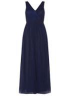 Dorothy Perkins *showcase Navy Alexa Tulle Maxi Dress