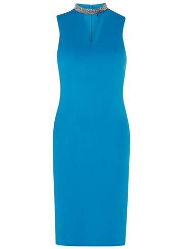 Dorothy Perkins Turquoise Embellished Pencil Dress