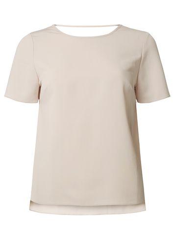 Dorothy Perkins Petite Silver Bar Back T-shirt