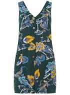 Dorothy Perkins *tall Green Printed Romper