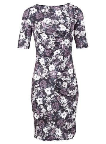 Dorothy Perkins *black Floral Bodycon Dress