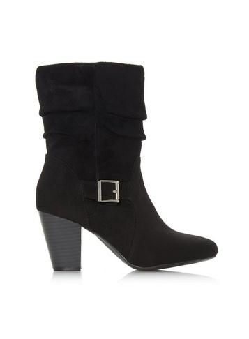 Dorothy Perkins *head Over Heels By Dune Black 'renna' Ladies Heeled Boots
