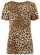 Dorothy Perkins *tall Brown Leopard Print T-shirt