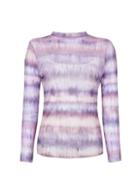 Dorothy Perkins Lilac Tie Dye Mesh Top