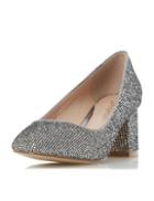 Dorothy Perkins *head Over Heels By Dune 'agnitha' Pewter Mid Heel Shoes