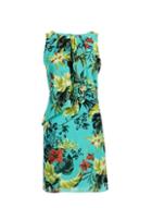 *billie & Blossom Multi Colour Tropical Print Trapeze Dress