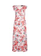 Dorothy Perkins Blush Floral Print Ruffle Midi Dress