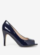 Dorothy Perkins Navy Patent Clover Court Shoes