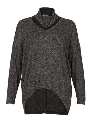 Dorothy Perkins *blue Vanilla Black Cowl Neck Choker Top