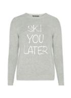Dorothy Perkins Grey Ski You Later Jumper