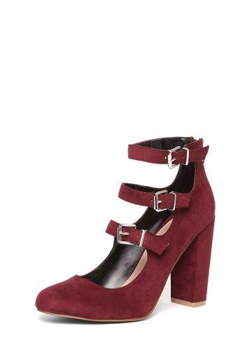 Dorothy Perkins Burgundy 'dandelion' Court Shoes