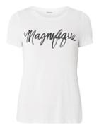 Dorothy Perkins *noisy May White Slogan T-shirt