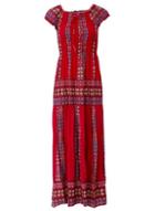 *izabel London Multi Red Boho Maxi Dress