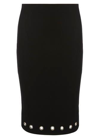 Dorothy Perkins Eylet Rib Hem Tube Skirt