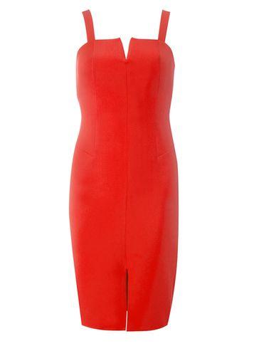 Dorothy Perkins Notch Split Pencil Dress