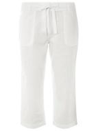 Dorothy Perkins White Linen Cropped Trouser