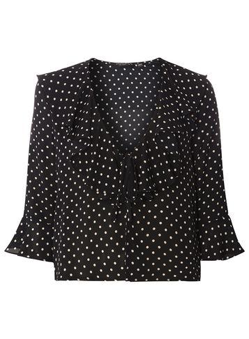 Dorothy Perkins Spot Tie Front Cover Up