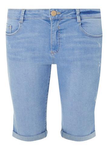 Dorothy Perkins Ice Blue Knee Shorts