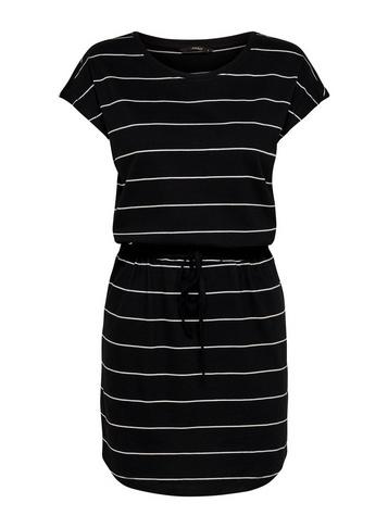 *only Black Short Sleeve Tennis Dress