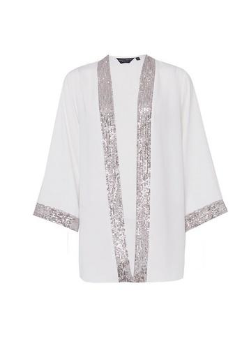 Dorothy Perkins Ivory Embellished Cover Up
