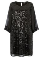 Dorothy Perkins *billie & Blossom Curve Black Sequin Shift Dress