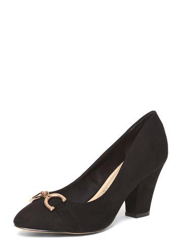 Dorothy Perkins *lily & Franc Black 'jacky' Court Shoes