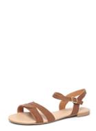 Dorothy Perkins Tan Flash' Flat Sandal