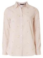 Dorothy Perkins Pink Embroidered Daisy Shirt