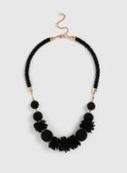 Dorothy Perkins Black Seadball Necklace