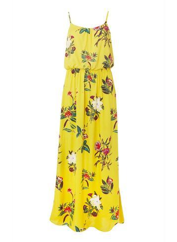 Dorothy Perkins *only Yellow Floral Print Maxi Dress