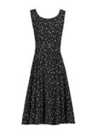 Dorothy Perkins *jolie Moi Black Star Printed Fit And Flare Dress