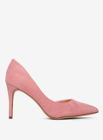 Dorothy Perkins Pink Microfiber Esther Court Shoes