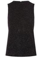Dorothy Perkins Purple Glitter Twist Back Sleeveless Top