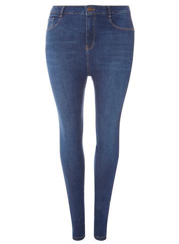 Dorothy Perkins Dp Curve Blue Shape And Lift Skinny Jeans