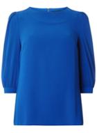 Dorothy Perkins Cobalt Puff Sleeve Top