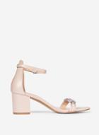 *showcase Nude Pu 'sapphire' Sandals