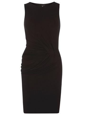 Dorothy Perkins *vero Moda Black Jersey Ruched Bodycon Dress
