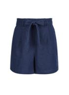 Dorothy Perkins Navy Plain Paperbag Shorts