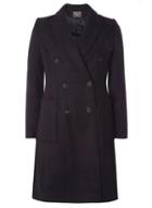 Dorothy Perkins Navy Long Sleeve Peacoat