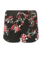 Dorothy Perkins *only Black Base Floral Shorts